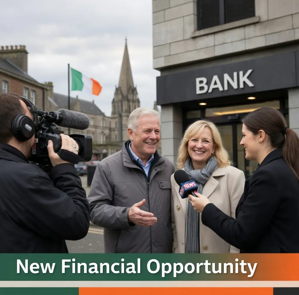 rolling Irish hills pasture with sheep flock